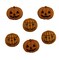 Buttons Galore and More Craft & Sewing Buttons - Jack O' Lanterns - 18 Buttons